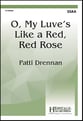 O, My Luve's Like a Red, Red Rose SSAA choral sheet music cover